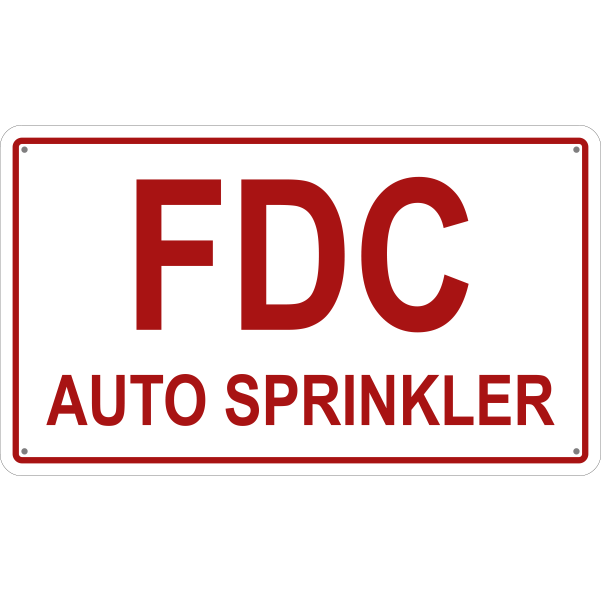14" x 24" FDC Auto Sprinkler