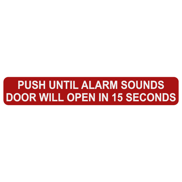 3.5" x 24" Door Alarm