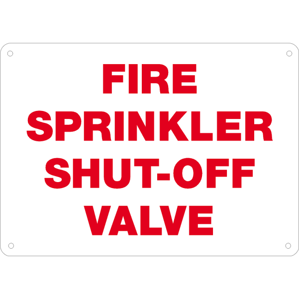 Fire Sprinkler Shutoff Valve