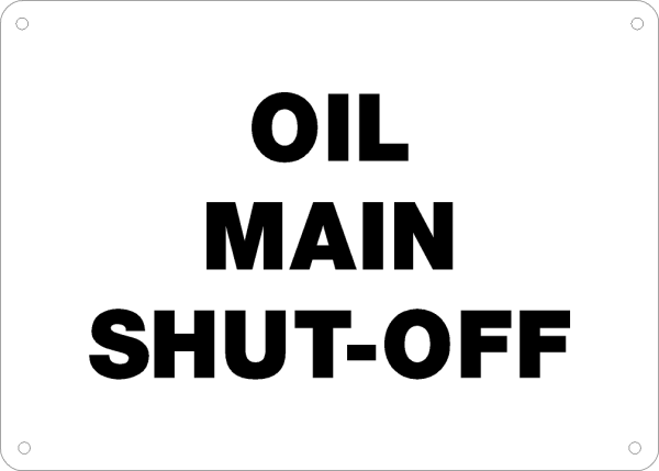 Oil Main Shutoff