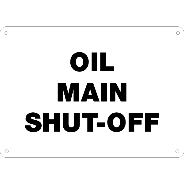 Oil Main Shutoff