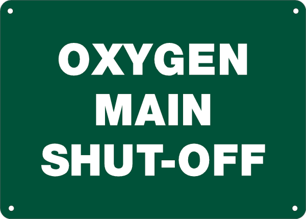 Oxygen Main Shutoff