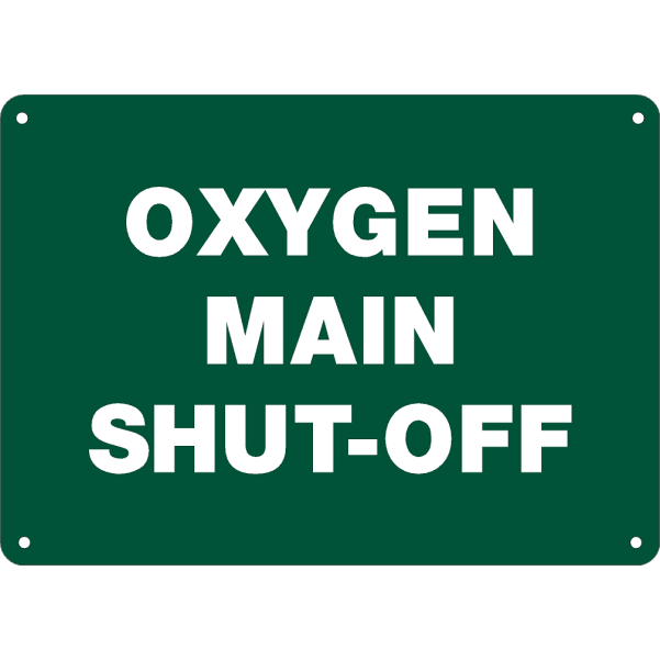 Oxygen Main Shutoff