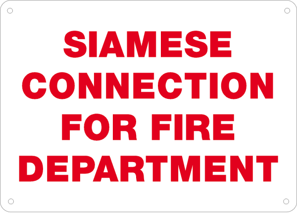 Siamese Connection for Fire Department