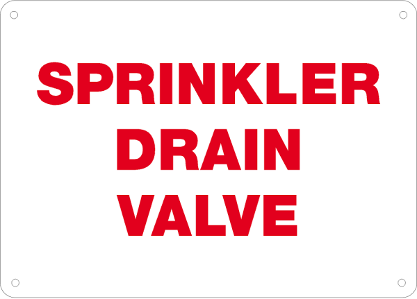 Sprinkler Drain Valve