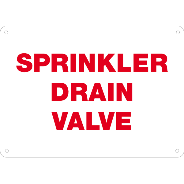 Sprinkler Drain Valve