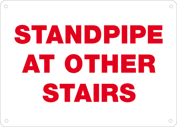 Standpipe At Other Stairs