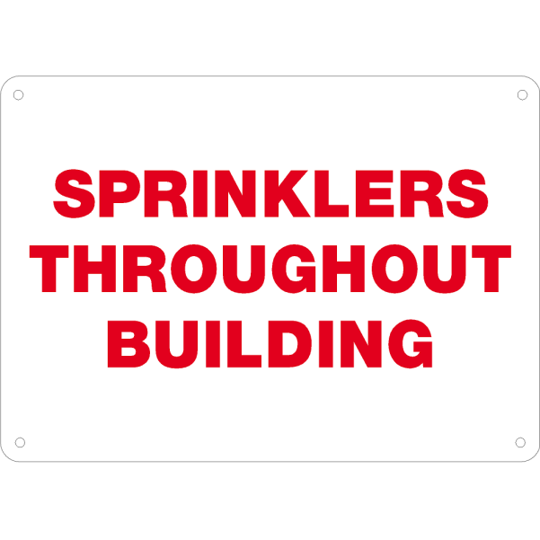 Sprinklers Throughout Building