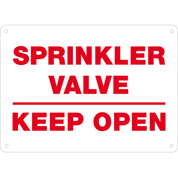 Sprinkler Valve - Keep Open