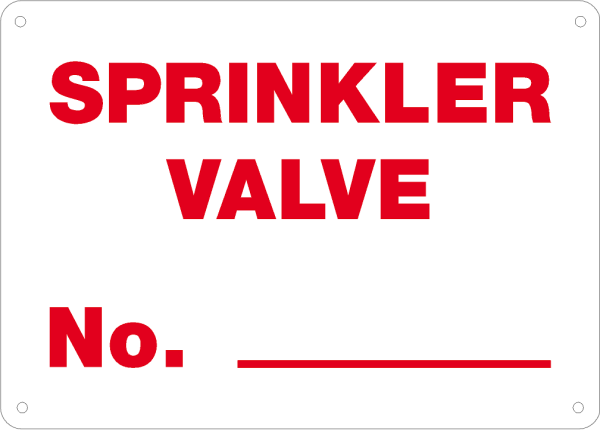 Sprinkler Valve Number