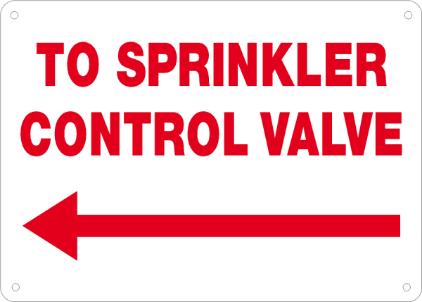 To Sprinkler Control Valve - Left