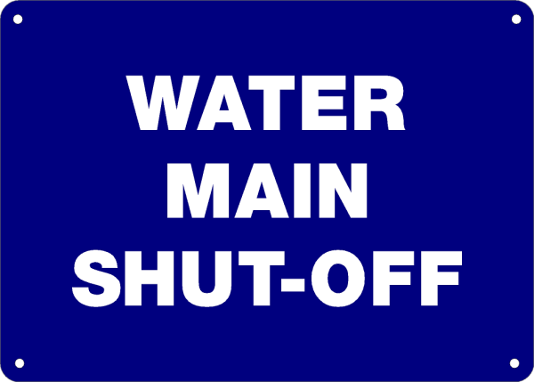 Water Main Shutoff