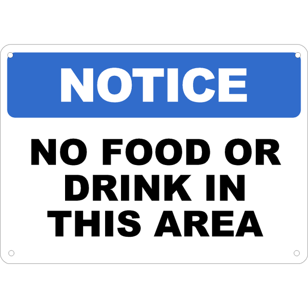 No Food Or Drink In This Area