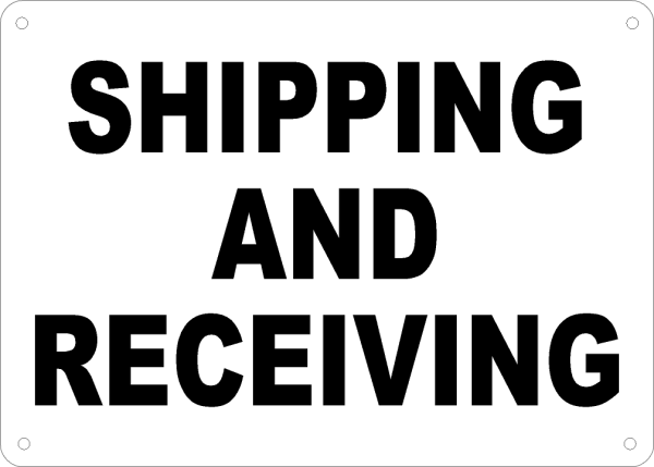 Shipping and Receiving